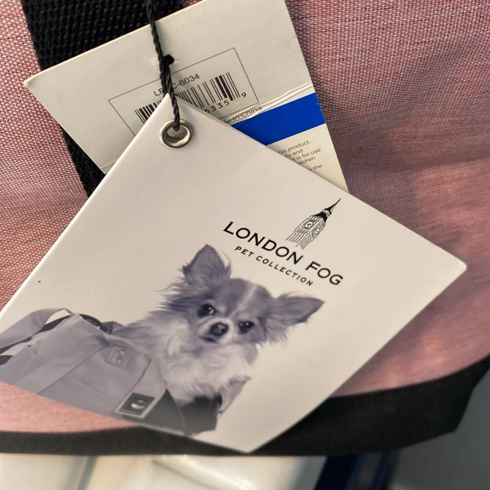 London Fog Pet Carrier NWT